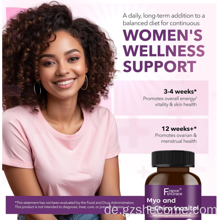 Myo D-Chiro Inositol unterstützt die Menstruationsgesundheit von Frauen